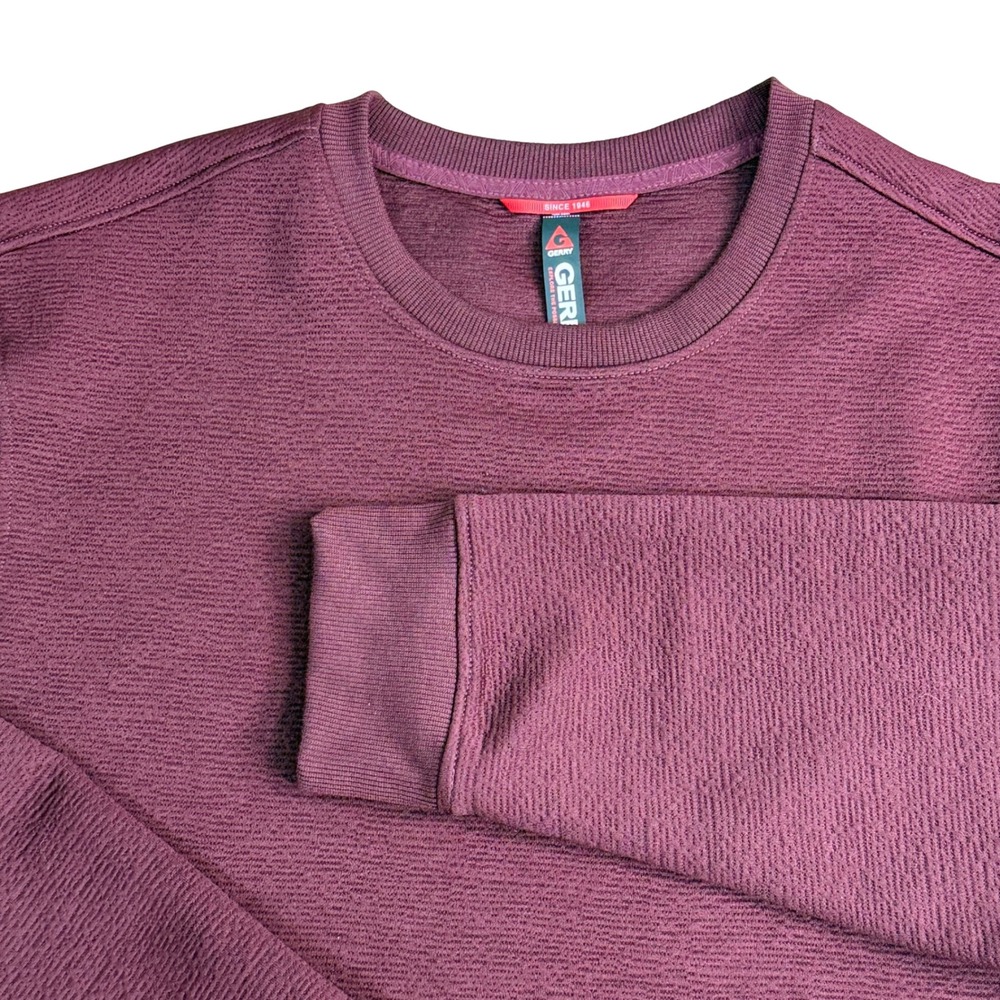 Gerry Burgundy Crewneck Sweatshirt Mens XL Outdoors Base Layer Gorpcore 
Hiking